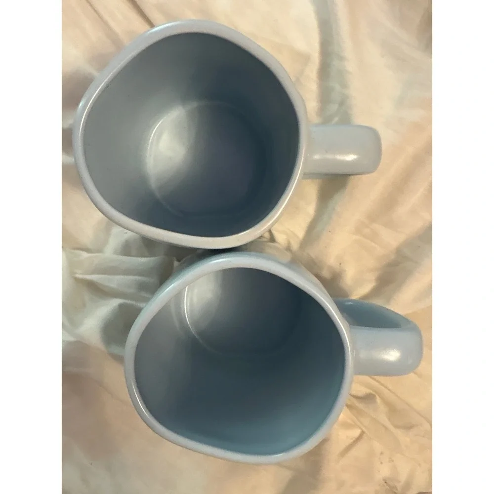 Rae Dunn Light Blue Wedding Mug Set‎ - I Do & Something Blue